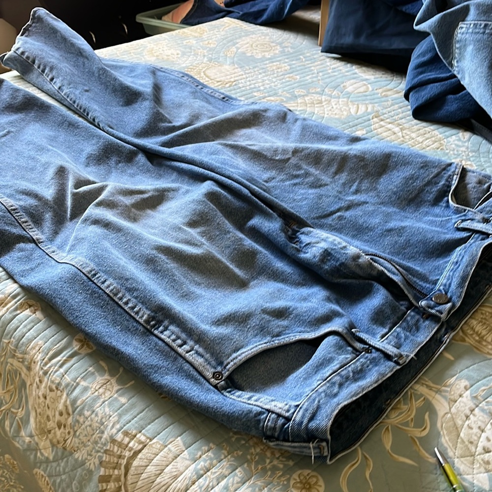 Men’s Wrangler blue jeans, regular fit size 42 length 29